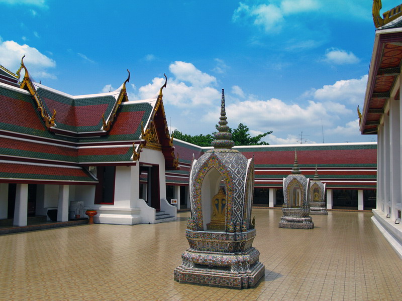 Thailand, Bangkok, Wat Saket